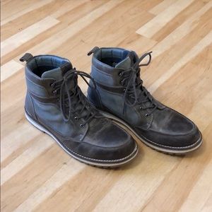 Brown Leather, Grey Suede Aldo Men’s Winter Boots